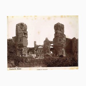 Ludovico Tuminello, Baths of Caracalla, Vintage Photograph, Early 20th Century