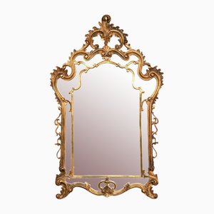 18th Century Style Giltwood Wall Mirror, 1890s