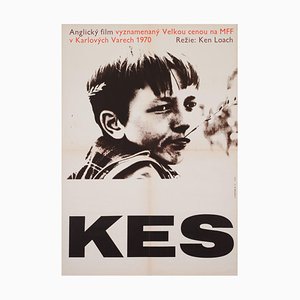 Affiche de Film Tchèque Kes 1971 A1 Radek Ocenasek