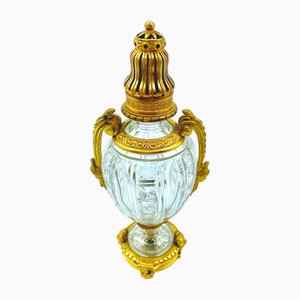 Musée Baccarat Perfume Bottle with Bronze Double Handles
