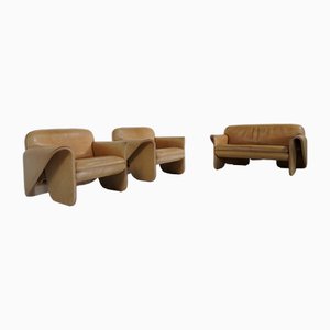 Swiss DS 125 Seating Group by Gerd Lange for De Sede, 1980s, Set of 3