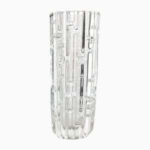 Vasi Mid-Century in vetro di Frantisek Vizner, Repubblica Ceca, anni '60, set di 2