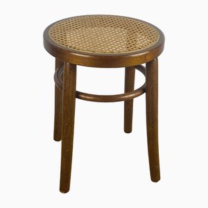 Vintage Bistro Bar Stool with Cane and Bentwood, 1960s