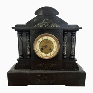 Horloge de Cheminée Victorienne Antique en Huit Jours, 1860