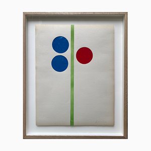 Albert Chubac, Komposition, 1960er-1970er, Kunststoff, gerahmt