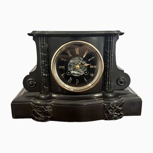 Horloge de Cheminée Victorienne Antique en Huit Jours, 1880