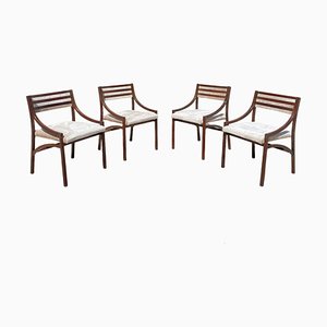 Sillas de comedor modelo 110 de Icon Parisi para Cassina, años 70. Juego de 4