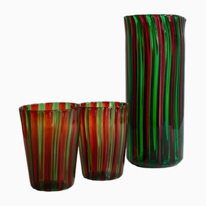 Italian Murano Glasses by Mariana Iskra for Ribes the Art of Glass, Set of 3