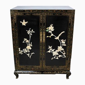 Mid-Century Chinese Lacquered Wood Buffet