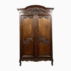 Louis XV Style Oak Wedding Cabinet, 1880s