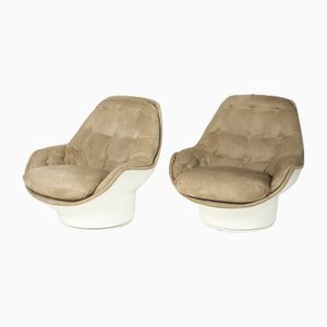 Karate Lounge Chairs by Michel Cadestin for Airborne International, Set of 2