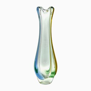 Rhapsody Glass Swan attributed to Frantisek Zemek for Sklan Mstisov, 1960s