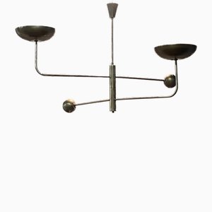 Lampada da soffitto vintage a forma di coppa, anni '60