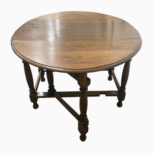 Tavolo pieghevole originale Art Nouveau, anni '10