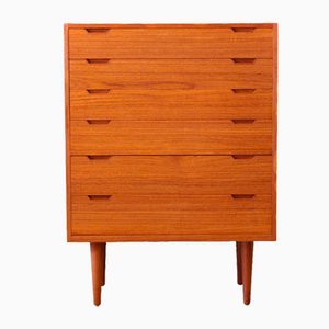 Mid-Century Teak Chest of Drawers by Svend Langkilde for Illums Bolighus, 1960s