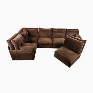 Elementi modulari per divani con cuscini, Italia, anni '70, set di 6