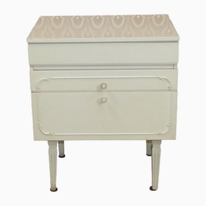 Chippendal Cabinet in White, 1970s