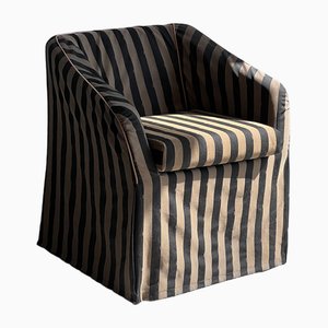 Chamber Armchair with Fendi Fabric, 1970s