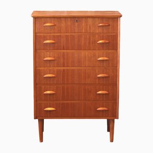 Danish Chest of Drawers in Teak with Drawers, 1960s
