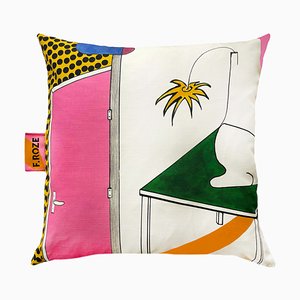 Sixties Door Cushion Cover by F.Roze