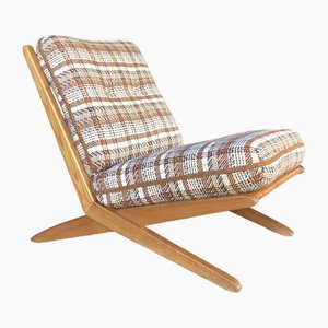 Sessel mit Original Bezug im Stil von Pierre Jeanneret, 1960er