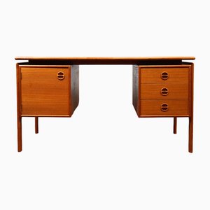 Scrivania vintage in teak di Arne Vodder per GV Møbler, Danimarca, 1960