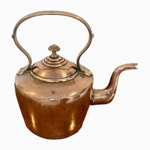 Large Antique George III Copper Kettle, 1880