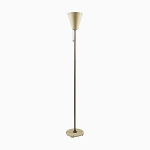 Modern Swedish Uplight Floor Lamps in Brass attributed to Asea, 1940s