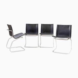 Lia Chairs by Claudio Salocchi, Italy, 1960s, Set of 4