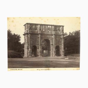 Ludovico Tuminello, Arch of Constantine, Vintage Photograph, Early 20th Century