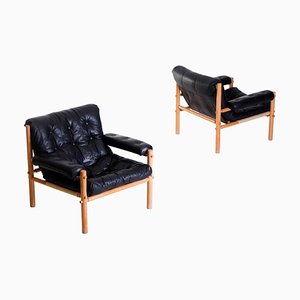 Swedish Easy Chairs, 1970s, Set of 2