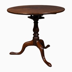 English Occasional Table with Tilt Top, 1800s