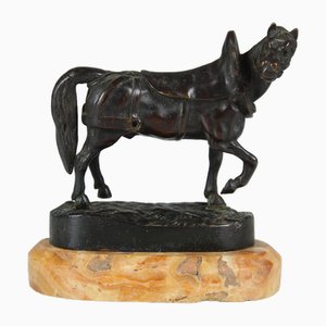 Sculpture Cheval de Course en Bronze par Isidore Bonheur