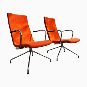 Chrome Flex Lounge Easy Chairs from Skandiform, Sweden, 1999, Set of 2
