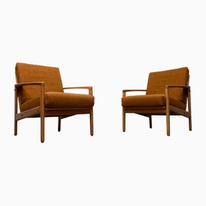 Mid-Century German Lounge Easy Chairs from Knoll, 1960s, Set of 2