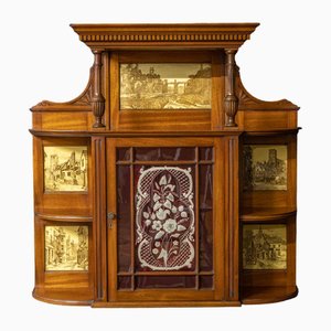 Victorian Walnut Wall Cabinet