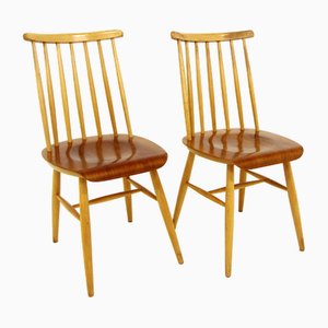 Skandinavische Stühle von Edsby Verken, 1960, 2er Set