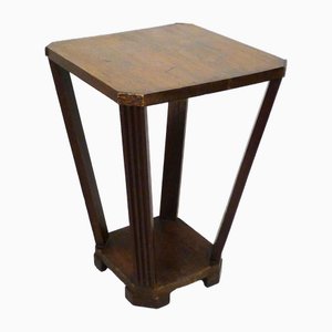 Art Deco Side Table in Wood, 1940s