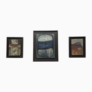 Antonio Jimenez, Triptychon, Mixed Media, 1980er, Gerahmt, 3er Set