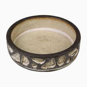 Cuenco danés vintage de cerámica de Lovemose, años 70
