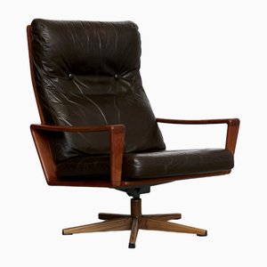 Swivel Lounge Chair by Arne Wahl Iversen for Komfort, 1960s