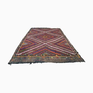 Alfombra Kilim turca tradicional, Kelim turcos de Anatolia vintage de 295 x 197 cm, años 30