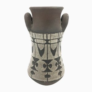 Miniature Vase in Enameled Sandstone by artist Ulla Winblad