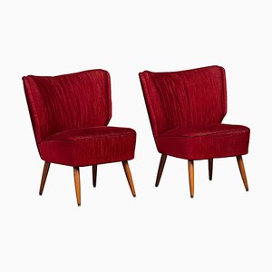 Cocktail Armchairs, 1950s, Set of 2