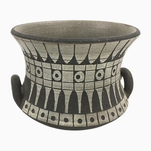 Steingut Vase von Ulla Winblad für Alingsås Keramik, 1960