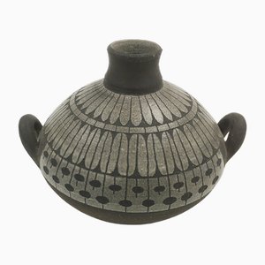 Glasierte Steingut Vase von Ulla Winblad für Alingsås Keramik, 1960