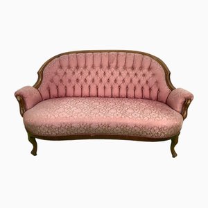 Baroque Style Pink Sofa, 1800s