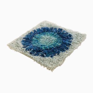 Tapis Vintage Teinté Bleu, 1970s