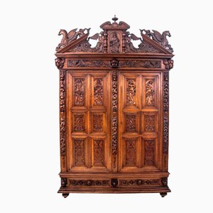 Armoire Antique de Style Renaissance, France, 1800s