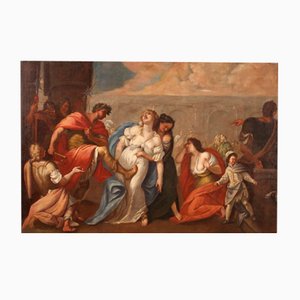 Artista italiano, La morte di Poppea, 1780, Olio su tela